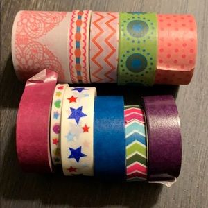 Lot of Multicolored Washi Tape